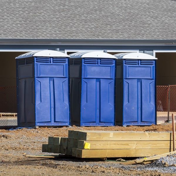 are there any restrictions on what items can be disposed of in the porta potties in Troy